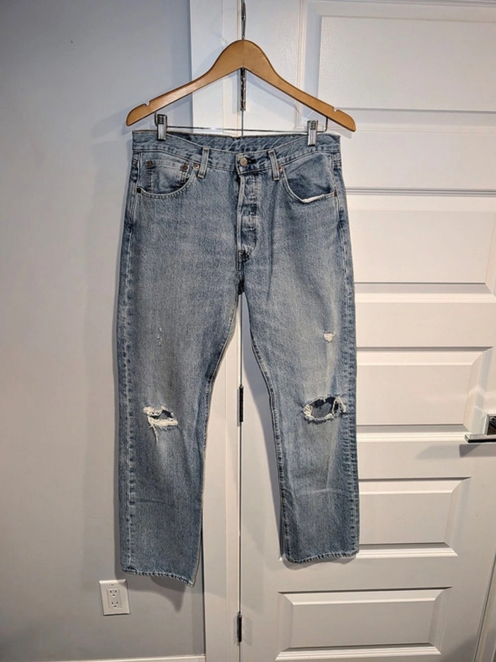 Levi's 501 Original Fit Jeans Original Fit Straight Jeans Waist 33 Blue